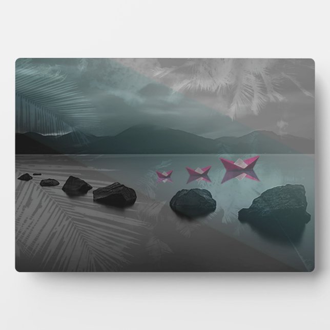 Plaque Photo Rochers (Devant)