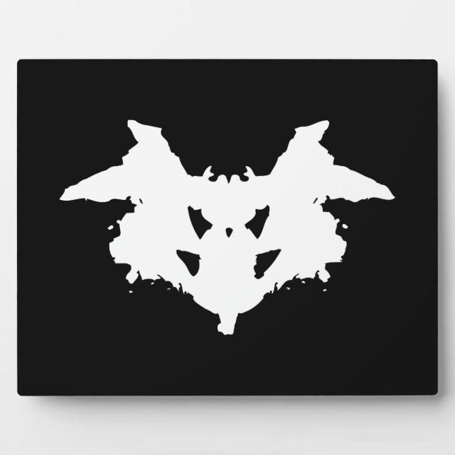 Plaque Photo Rorschach Inkblot (Devant)
