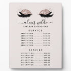 Rose Gold Parties scintillant Lashes Salon Prix Me