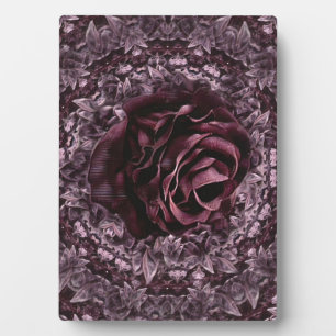 Plaque Photo Rose Mandala
