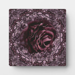 Plaque Photo Rose Mandala