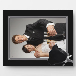 Plaque Photo Rose Noire