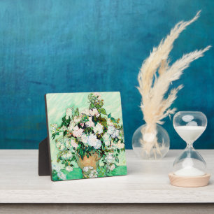 Plaque Photo Roses par Vincent van Gogh