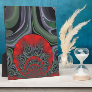 Plaque Photo Rouge Aurora" Imprimer