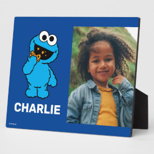 Plaque Photo Rue Sésame   Cookie Monster