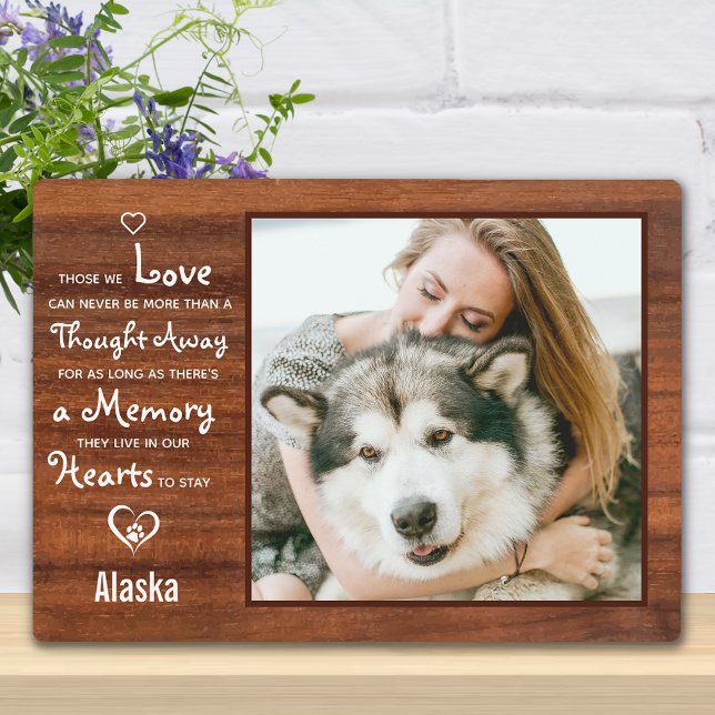 Plaque Photo Russe Personnalisé Pet Photo Memorial (Créateur téléchargé)