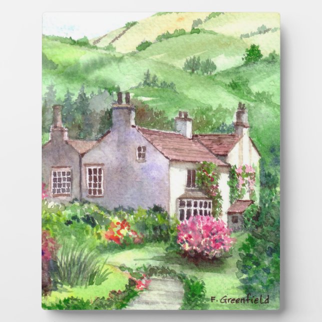 Plaque Photo Rydal Mount, William Wordsworth (Devant)