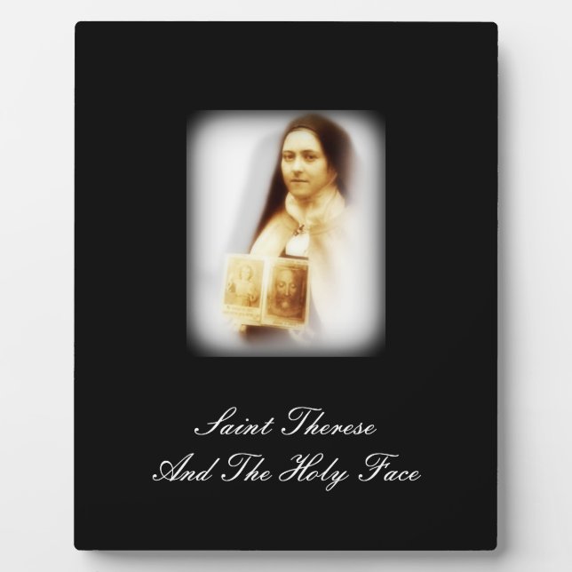 Plaque Photo Saint Thérèse Et La Sainte Face (Devant)
