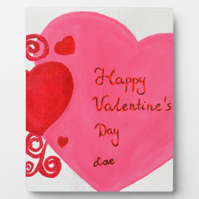 Plaque Photo Saint Valentin (Devant)