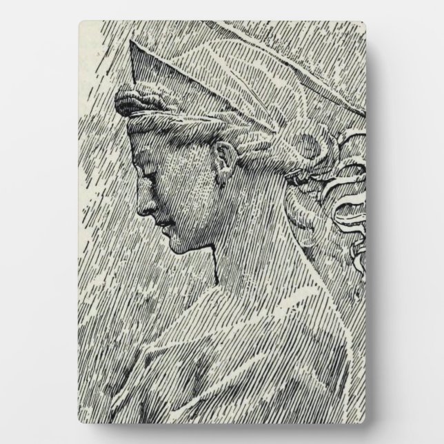 Plaque Photo Sainte Cecilia Vierge et martyr (Devant)