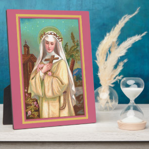 Plaque Photo Sainte Rose de Lima la nuit (M 024)