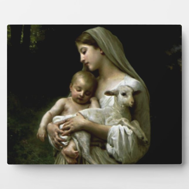 Plaque Photo Sainte Vierge Marie - Mère de Dieu (Devant)