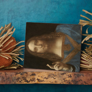 Plaque Photo Salvator Mundi by Leonardo da Vinci
