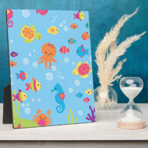 Plaque Photo Scène sous-marine mignonne