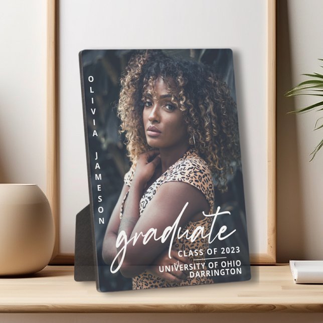 Plaque Photo Script manuscrit moderne | Photo (Créateur téléchargé)