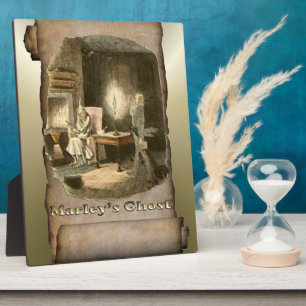 Plaque Photo Scrooge de Noël - Carol de Noël