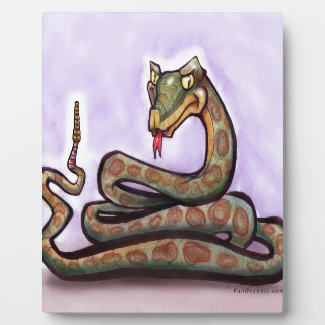 Plaque Photo Serpent (Devant)
