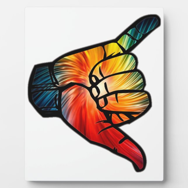 Plaque Photo Shaka Rainbow (Devant)