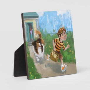 Plaque Photo Sheldon et Davie Adventure