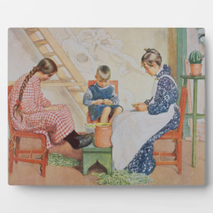 Plaque Photo Shelling Peas, pub dans 'Lasst Licht Hinin'(`Let i