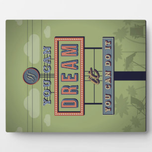 Plaque Photo Si Vous Pouvez Le Rêver, Vous Pouvez Le Faire