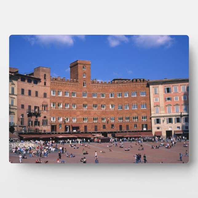 Plaque Photo Sienne Toscane Italie (Devant)