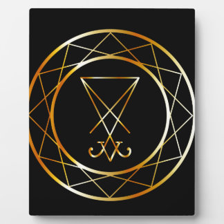 Plaque Photo Sigil de Lucifer