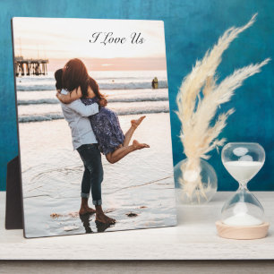 Plaque Photo Signe d'Easel debout gratuit avec votre photo