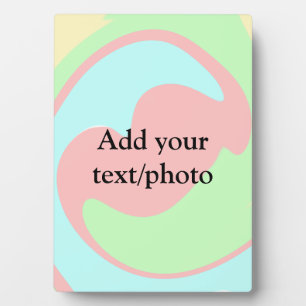 Plaque Photo Simple acrylique pour marbre ajouter votre nom de