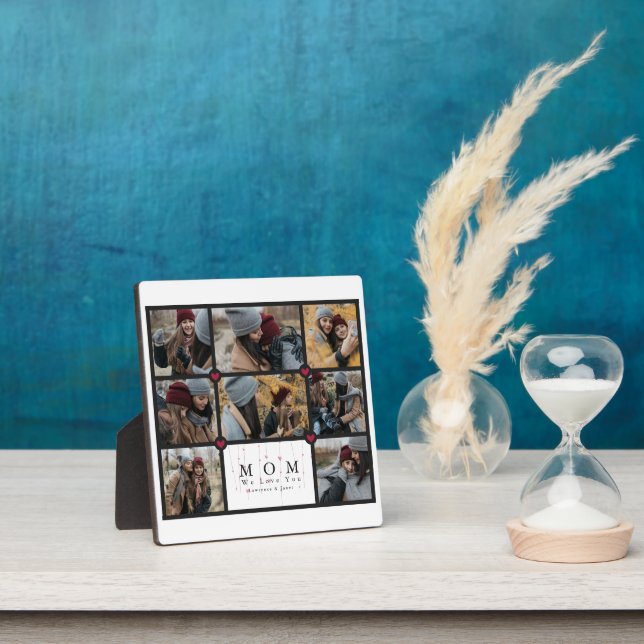 Plaque Photo Simple Amour Personnalisé You Mom 8 Collage photo (Insitu)