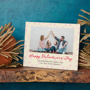 Plaque Photo Simple Elegant Love valentine's day Photo de famil