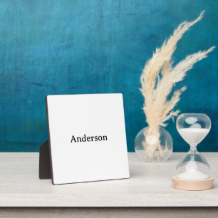 Plaque Photo Simple Professionnel Entreprise 5,25" x 5,25"