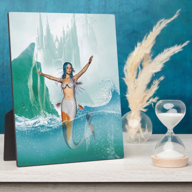 Plaque Photo Sirène (Côté)