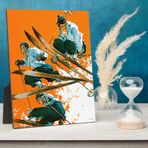 Plaque Photo Ski Jumpers par Ski Weld