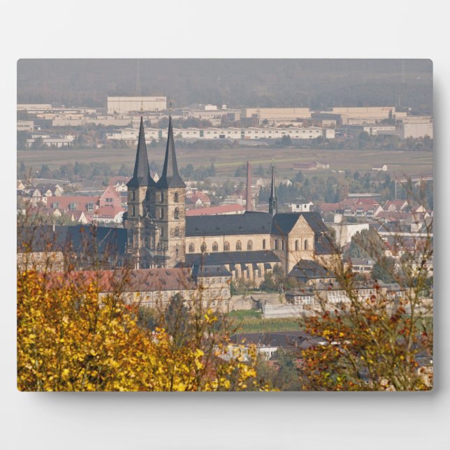 Plaque Photo Skyline de Bamberg, Allemagne (Devant)