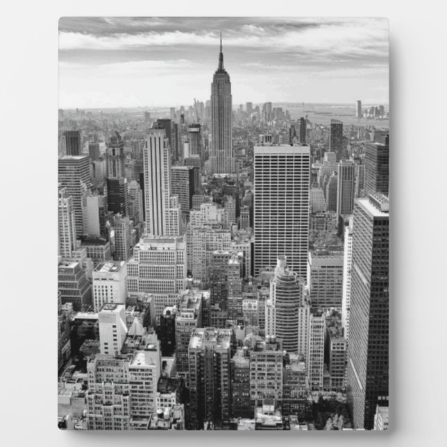 Plaque Photo Skyline de New York (Devant)