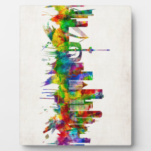 Plaque Photo Skyline de Rotterdam