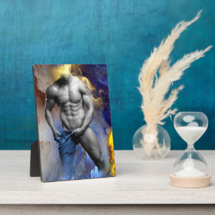 Plaque Photo SlipperyJoe's musculaire physique chemise vapeur