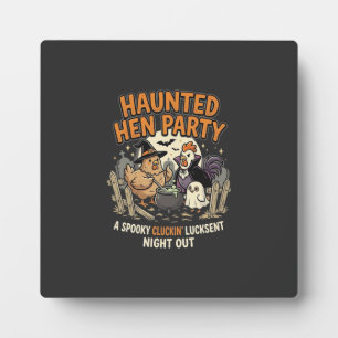 Plaque Photo Soirée de Poule Hantée d'Halloween