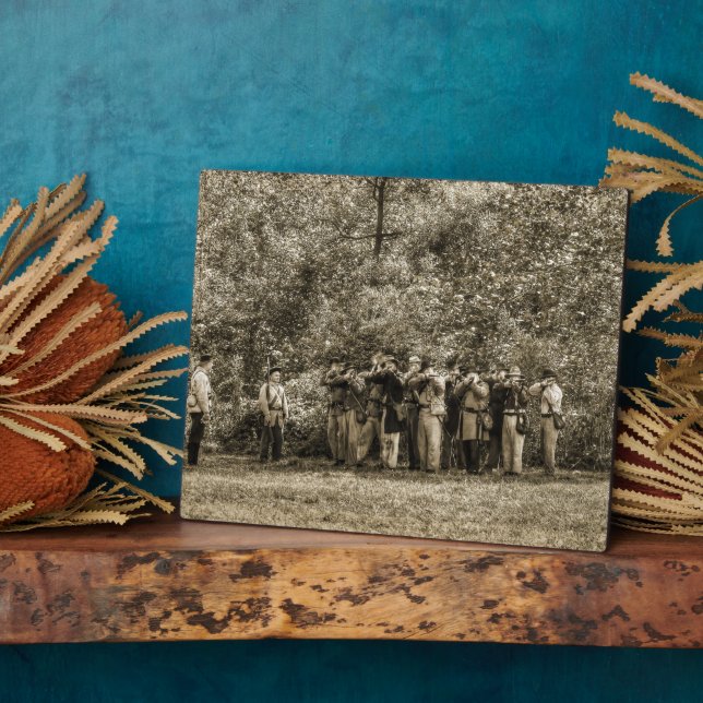 Plaque Photo Soldat civil (Côté)