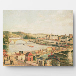 Plaque Photo Soleil à Rouen, 1896 (huile sur toile)