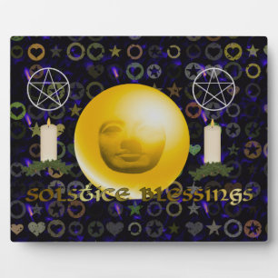 Plaque Photo Solstice Blessings