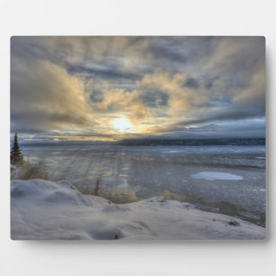 Plaque Photo Solstice d'hiver Turnagain Arme
