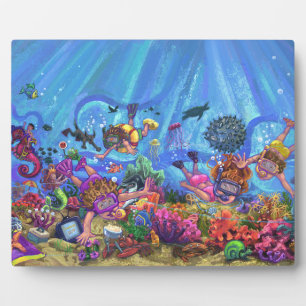 Plaque Photo Sous la mer