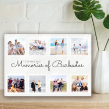 Souvenir de collage de photos de vacances