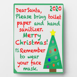 Plaque Photo Souvenir de Noël 2020
