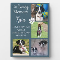 Souvenir photo personnalisé en mémoire d'un animal