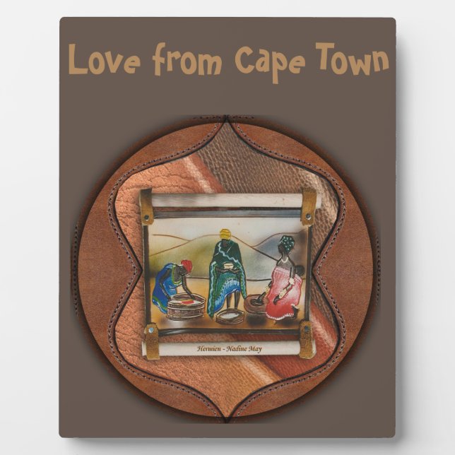 Plaque Photo Souvenirs du Cap (Devant)