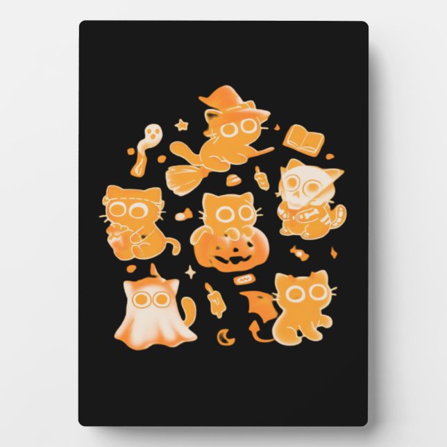 Plaque Photo Spooky Kittens Classic T-Shirt (Devant)