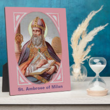 St. Ambrose de Milan (BEN 001) 8"x10"